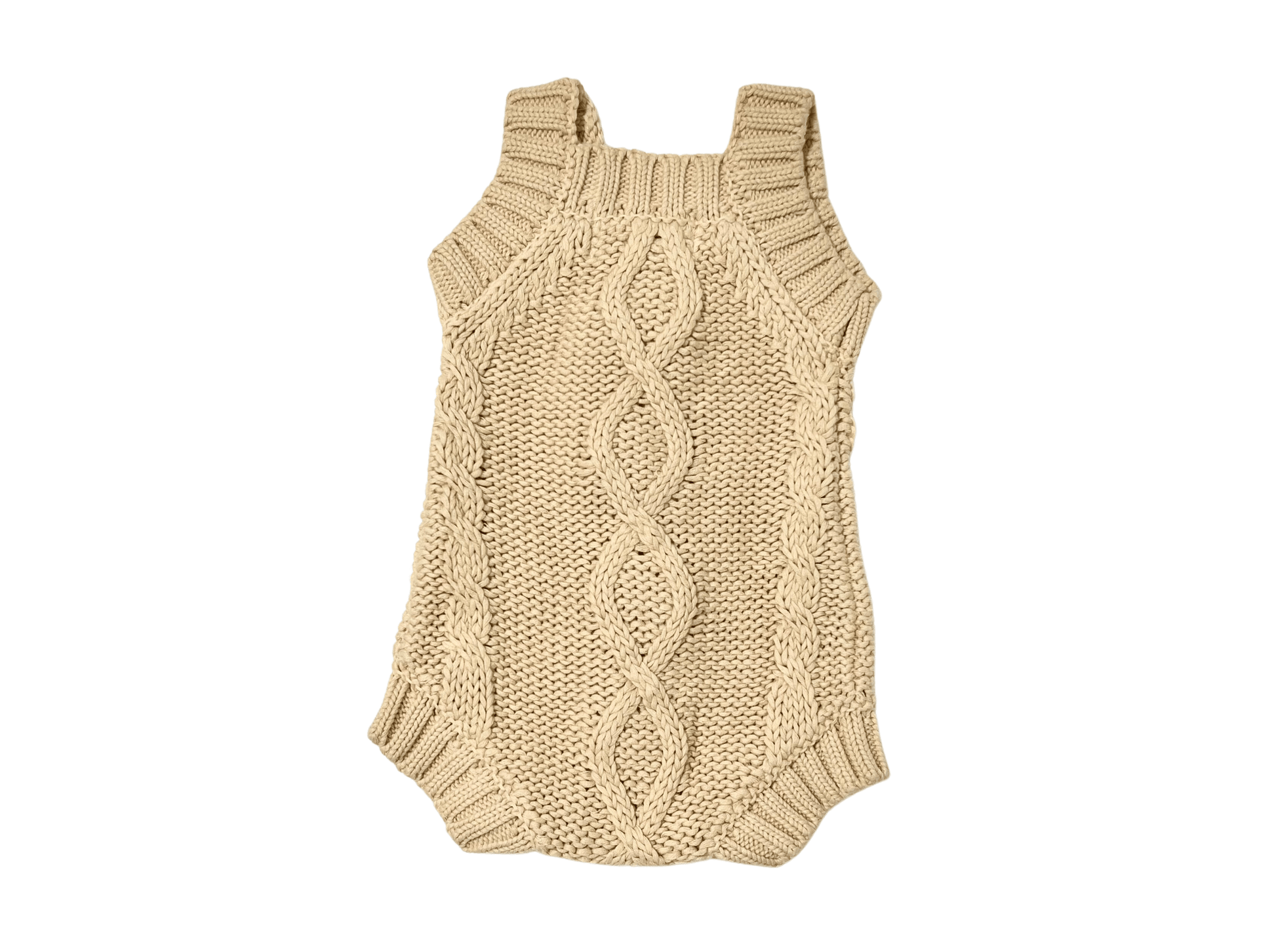 Sadie Cable Knit Romper Harlow and Oakley